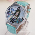 Stylish leather strap latest girls watches